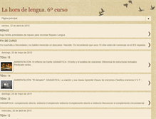 Tablet Screenshot of encalengua6.blogspot.com