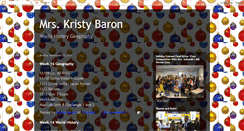 Desktop Screenshot of kristybaron.blogspot.com