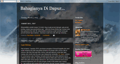 Desktop Screenshot of belajar-didapur.blogspot.com
