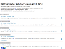 Tablet Screenshot of kcdcurriculum.blogspot.com