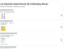 Tablet Screenshot of lacolombeimpertinente.blogspot.com