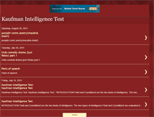 Tablet Screenshot of kaufmantests.blogspot.com