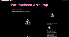 Desktop Screenshot of patpachecoartepop.blogspot.com