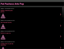 Tablet Screenshot of patpachecoartepop.blogspot.com