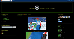 Desktop Screenshot of gayfootballfantasy.blogspot.com