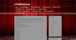 Desktop Screenshot of lphsballroomdance.blogspot.com