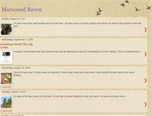 Tablet Screenshot of maroonedraven.blogspot.com