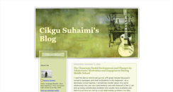 Desktop Screenshot of cikgu-suhaimi.blogspot.com