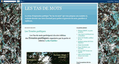 Desktop Screenshot of lestasdemots.blogspot.com