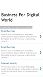 Mobile Screenshot of businessfordigitalworld.blogspot.com