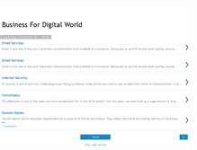 Tablet Screenshot of businessfordigitalworld.blogspot.com
