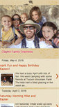 Mobile Screenshot of claytonfamilycraziness.blogspot.com