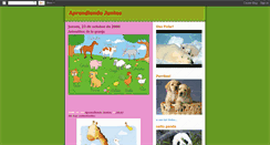 Desktop Screenshot of nuestrosanimalitos.blogspot.com