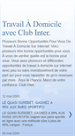 Mobile Screenshot of clubintertravaildomicile.blogspot.com