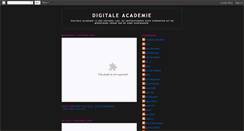 Desktop Screenshot of digitale-academie.blogspot.com
