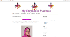 Desktop Screenshot of myshopaholicmadness.blogspot.com