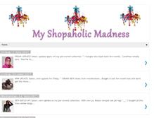 Tablet Screenshot of myshopaholicmadness.blogspot.com