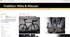 Desktop Screenshot of milesnmiscues.blogspot.com