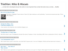 Tablet Screenshot of milesnmiscues.blogspot.com