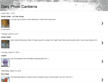 Tablet Screenshot of dailyphotocanberra.blogspot.com