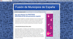 Desktop Screenshot of fusiondemunicipios.blogspot.com