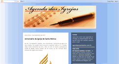 Desktop Screenshot of agendaigrejas.blogspot.com