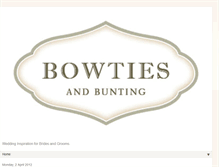 Tablet Screenshot of bowtiesandbunting.blogspot.com