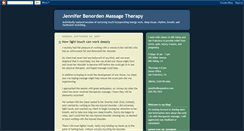 Desktop Screenshot of jenniferbenordenmassagetherapy.blogspot.com