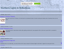 Tablet Screenshot of northernlightsreflections.blogspot.com