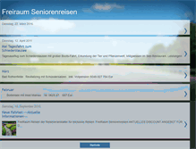 Tablet Screenshot of freiraum-seniorenreisen.blogspot.com