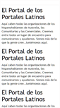 Mobile Screenshot of elportaldelosportaleslatinos.blogspot.com