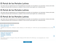 Tablet Screenshot of elportaldelosportaleslatinos.blogspot.com