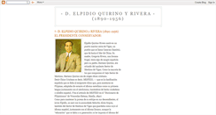 Desktop Screenshot of elpidioquirinoyrivera.blogspot.com