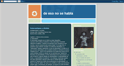 Desktop Screenshot of deesonosehabla-lvm-unlp.blogspot.com