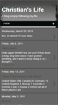 Mobile Screenshot of followingchris.blogspot.com