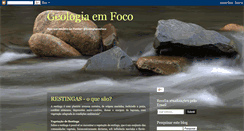 Desktop Screenshot of geologia-em-foco.blogspot.com