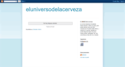 Desktop Screenshot of eluniversodelacerveza.blogspot.com