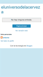 Mobile Screenshot of eluniversodelacerveza.blogspot.com