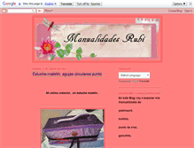 Tablet Screenshot of manualidades-rubi.blogspot.com