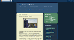 Desktop Screenshot of lesmourotauquebec.blogspot.com