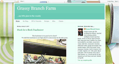 Desktop Screenshot of grassybranchfarms.blogspot.com