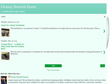 Tablet Screenshot of grassybranchfarms.blogspot.com