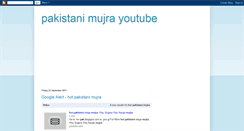 Desktop Screenshot of pakistanimujrayoutube.blogspot.com