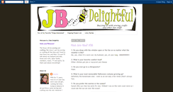 Desktop Screenshot of jbeedelightful.blogspot.com