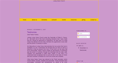 Desktop Screenshot of livingracechurch.blogspot.com