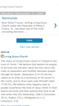 Mobile Screenshot of livingracechurch.blogspot.com