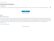 Tablet Screenshot of livingracechurch.blogspot.com