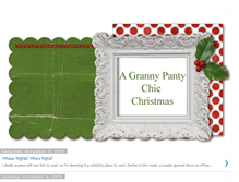 Tablet Screenshot of grannypantychic.blogspot.com