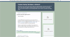 Desktop Screenshot of customharleydavidson.blogspot.com