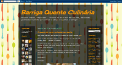 Desktop Screenshot of barrigaquenteculinaria.blogspot.com